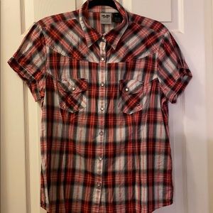 Ladies Harley Davidson Snap Front Shirt